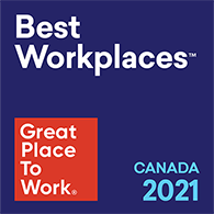 Best Workplaces™ Great Place To Work®. Canada 2021.
